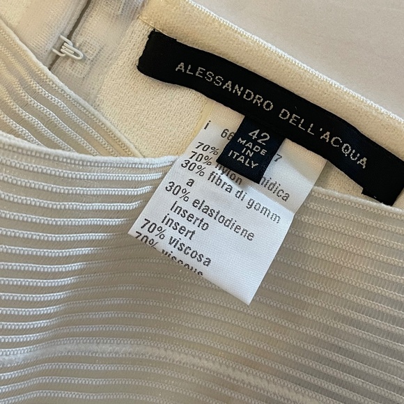 RARE! Hard To Find! Alessandro Dell\'Acqua Corset Mesh Belt IT 42 main image 10
